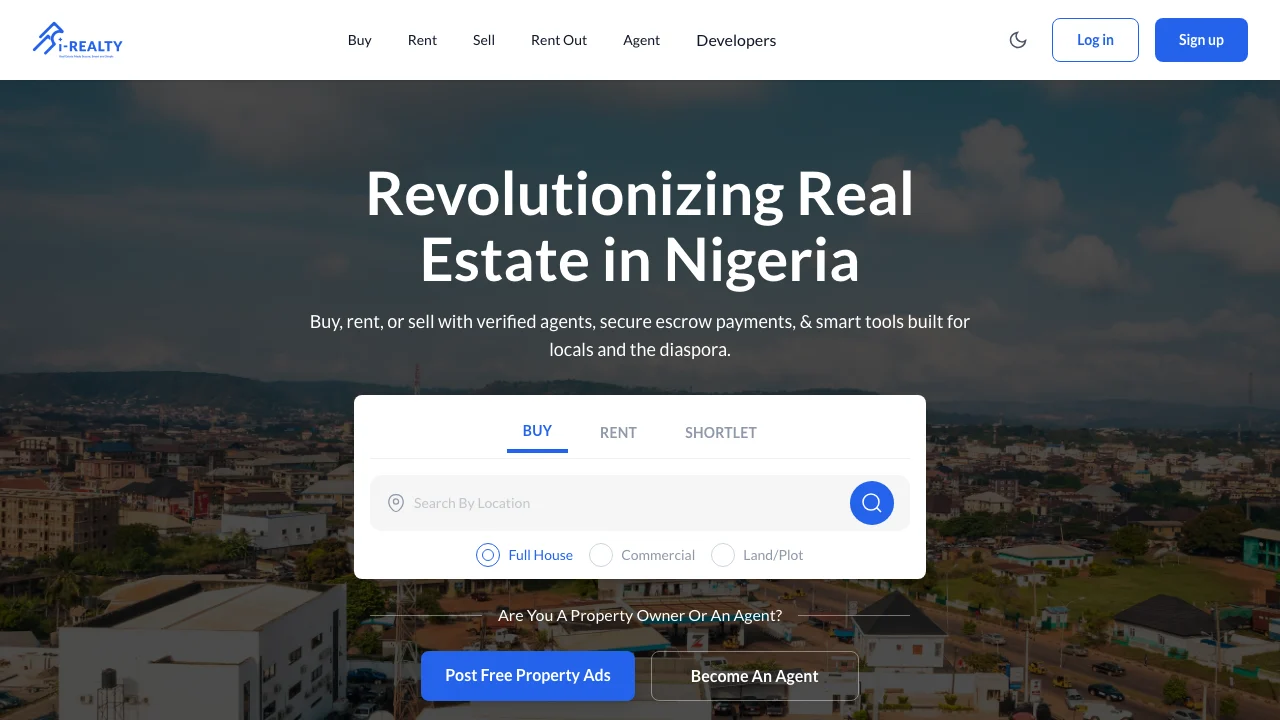 The iRealty website